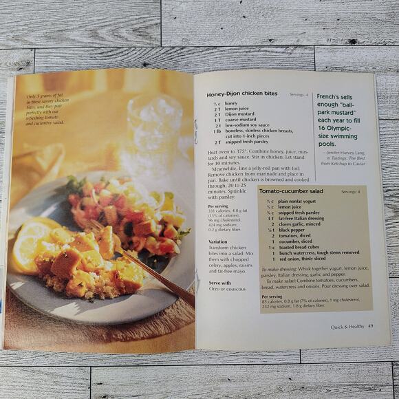 Quick & Healthy 33 Speedy Weekday Meals Cookbook booklet 1996 October VERY GOOD - Picture 13 of 14